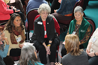 Discussion group at conference