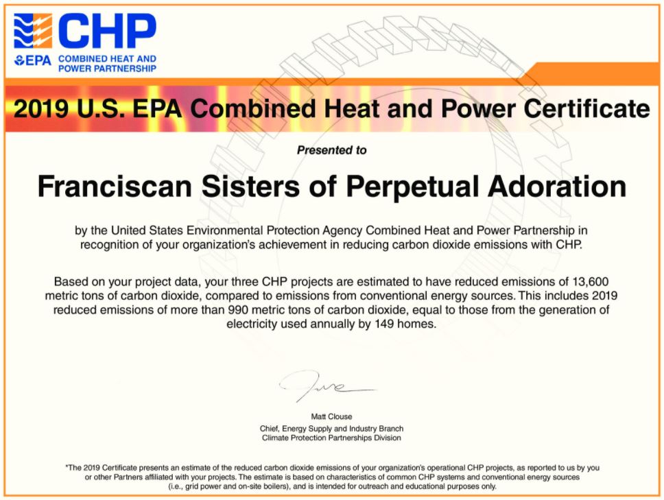 EPA Certificate