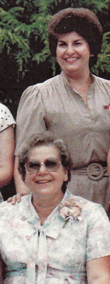 Sister Loretta, seated, with Darlene