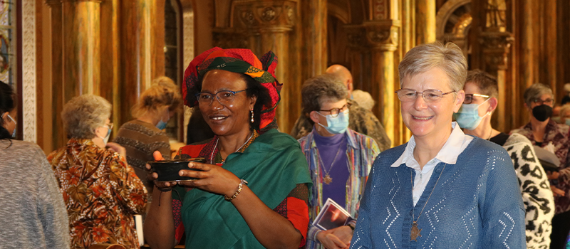 sister philomena adah and sister katie mitchell