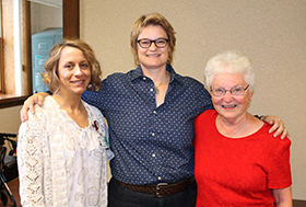 Sandy Brekke, Erin Healy, Sister Karen Neuser