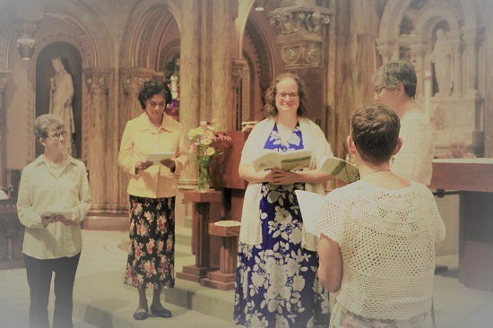 Sister Meg Earsley professes vows