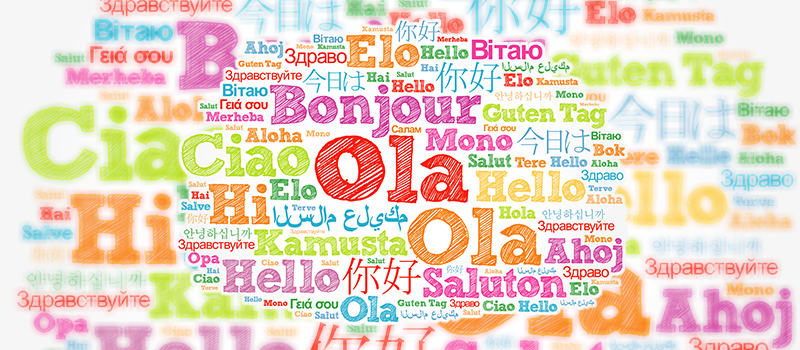 hello word cloud graphic